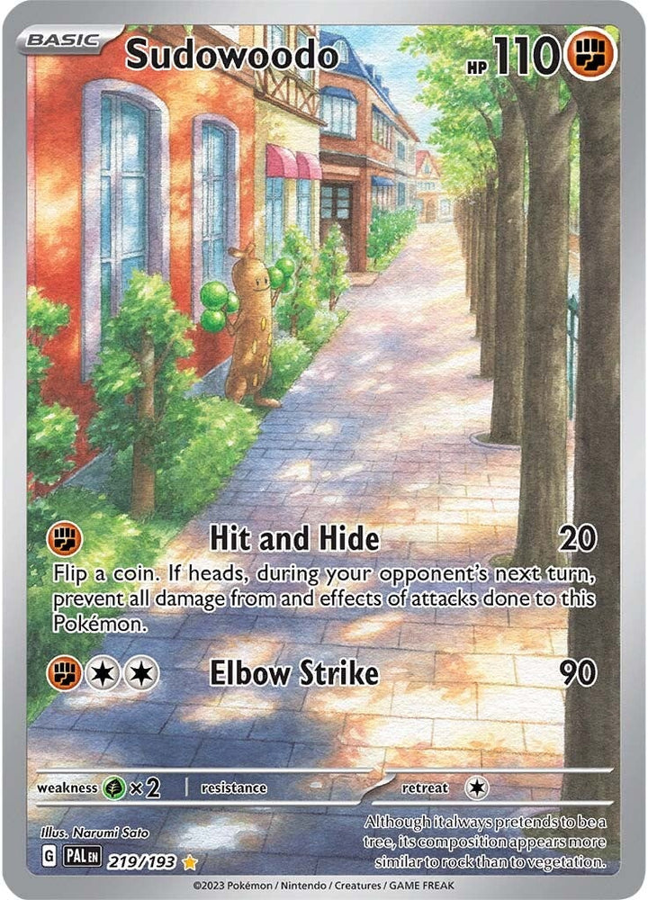 Pokemon | Sudowoodo (219/193) [Scarlet & Violet: Paldea Evolved] | The Nerd Merchant