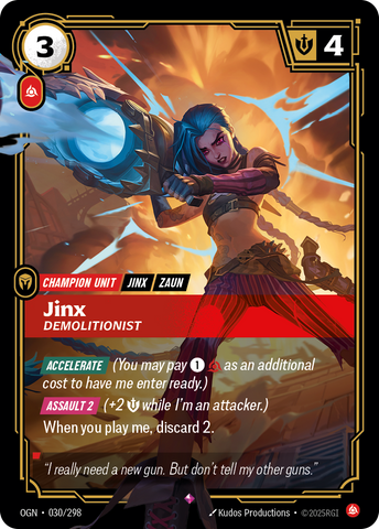 Jinx, Demolitionist (Foil) - Origins #30