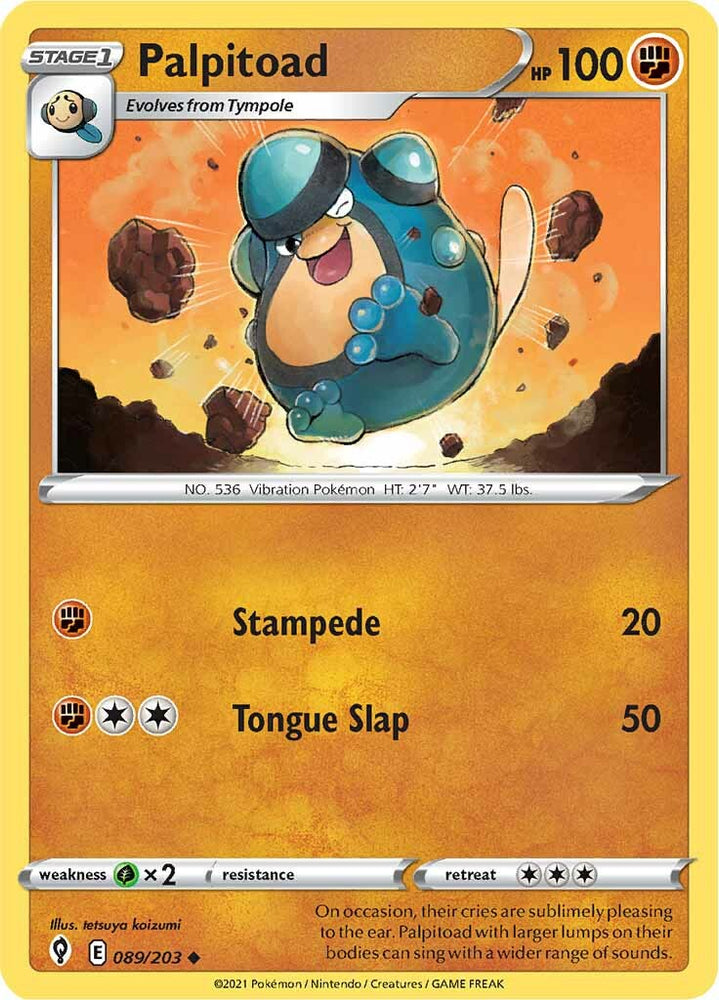Pokemon | Palpitoad (089/203) [Sword & Shield: Evolving Skies] | The Nerd Merchant