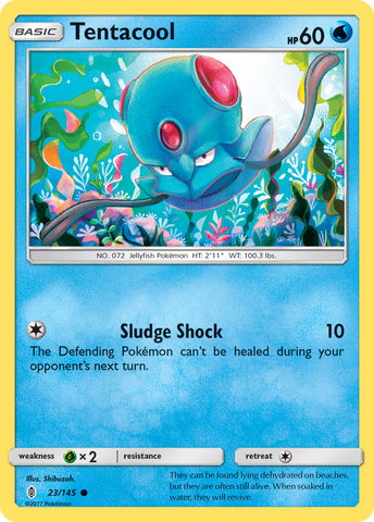Pokemon | Tentacool (23/145) [Sun & Moon: Guardians Rising] | The Nerd Merchant