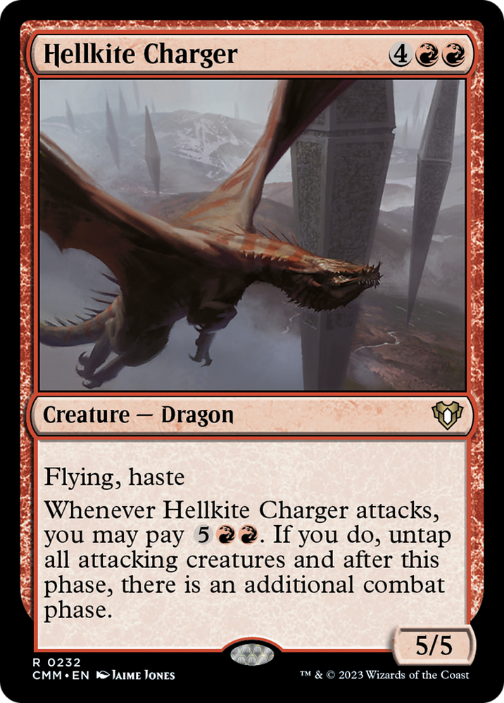 Magic | Hellkite Charger (Foil Etched) [Commander Masters] | The Nerd Merchant