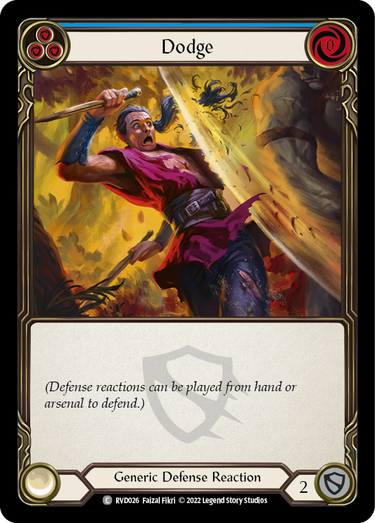 Flesh and Blood TCG | Dodge [RVD026] (Classic Battles: Rhinar vs Dorinthea) | The Nerd Merchant