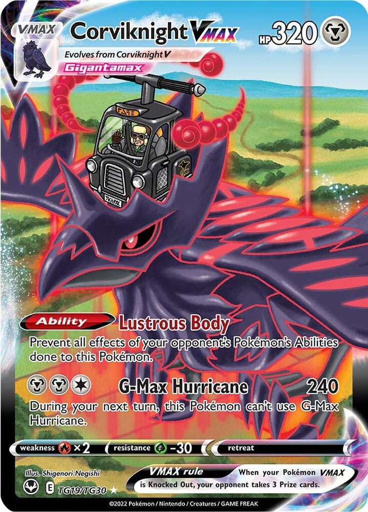 Pokemon | Corviknight VMAX (TG19/TG30) [Sword & Shield: Silver Tempest] | The Nerd Merchant