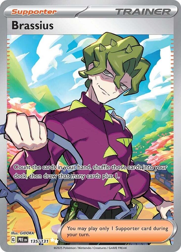 Pokemon | Brassius (135/131) [Scarlet & Violet: Prismatic Evolutions] | The Nerd Merchant