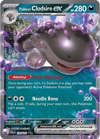 Pokemon | Paldean Clodsire ex (130/193) [Scarlet & Violet: Paldea Evolved] | The Nerd Merchant