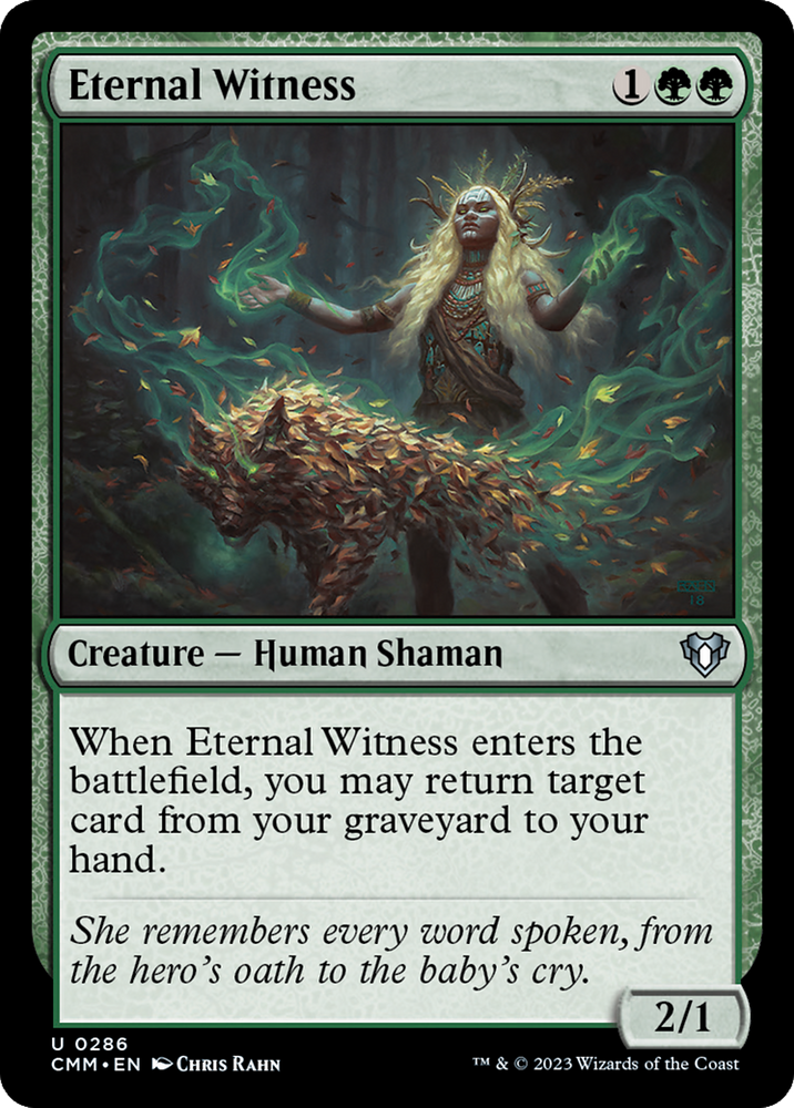 Magic | Eternal Witness [Commander Masters] | The Nerd Merchant
