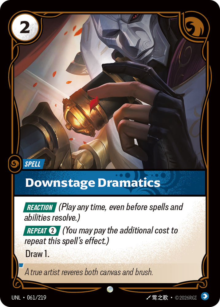 Downstage Dramatics (Foil) - Unleashed (061/219)
