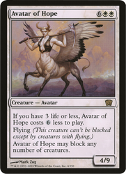 Magic | Avatar of Hope (Oversized) [Eighth Edition Box Topper] | The Nerd Merchant