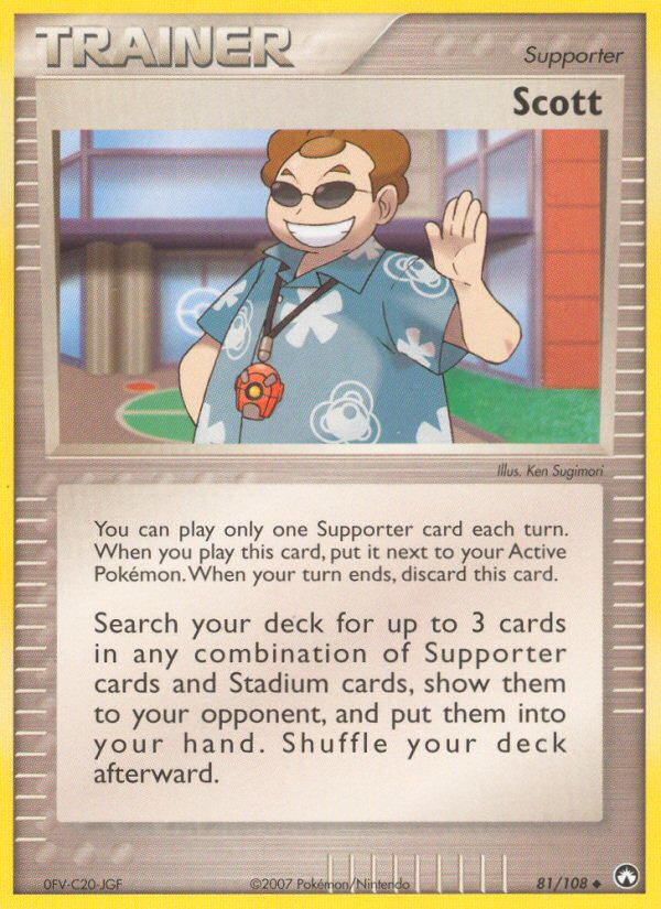 Pokemon | Scott (81/108) [EX: Power Keepers] | The Nerd Merchant