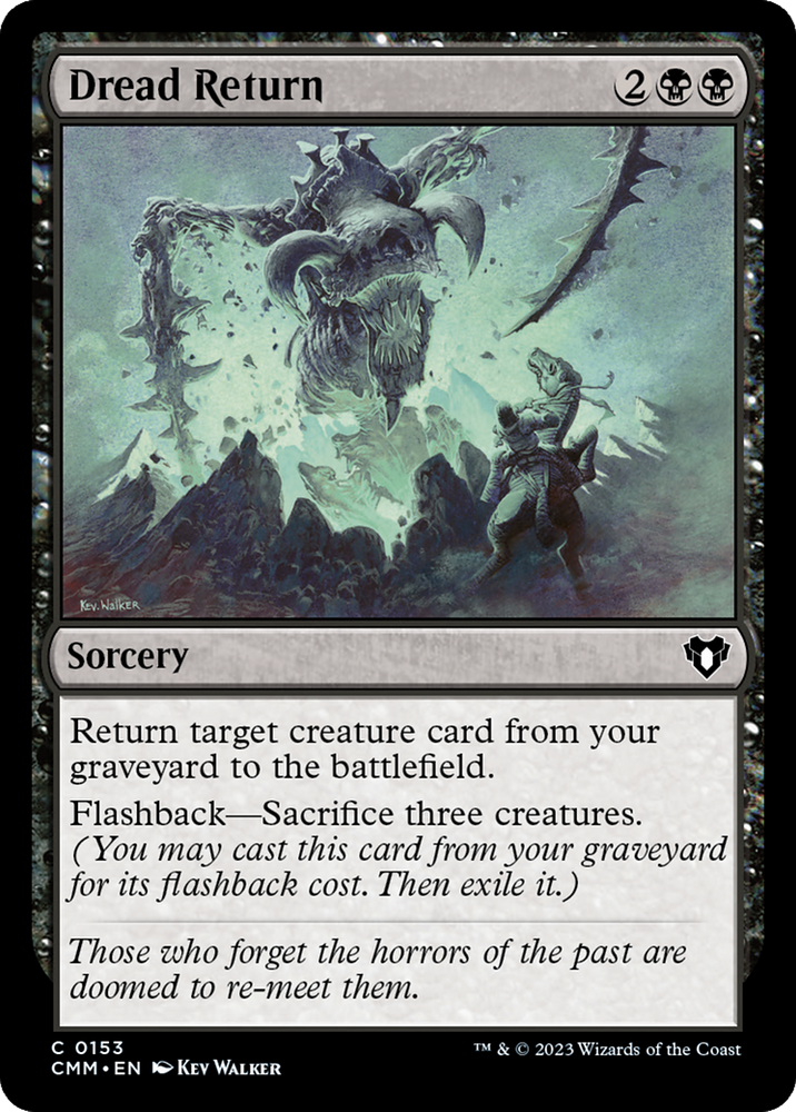 Magic | Dread Return [Commander Masters] | The Nerd Merchant