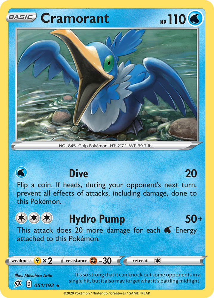 Pokemon | Cramorant (051/192) [Sword & Shield: Rebel Clash] | The Nerd Merchant