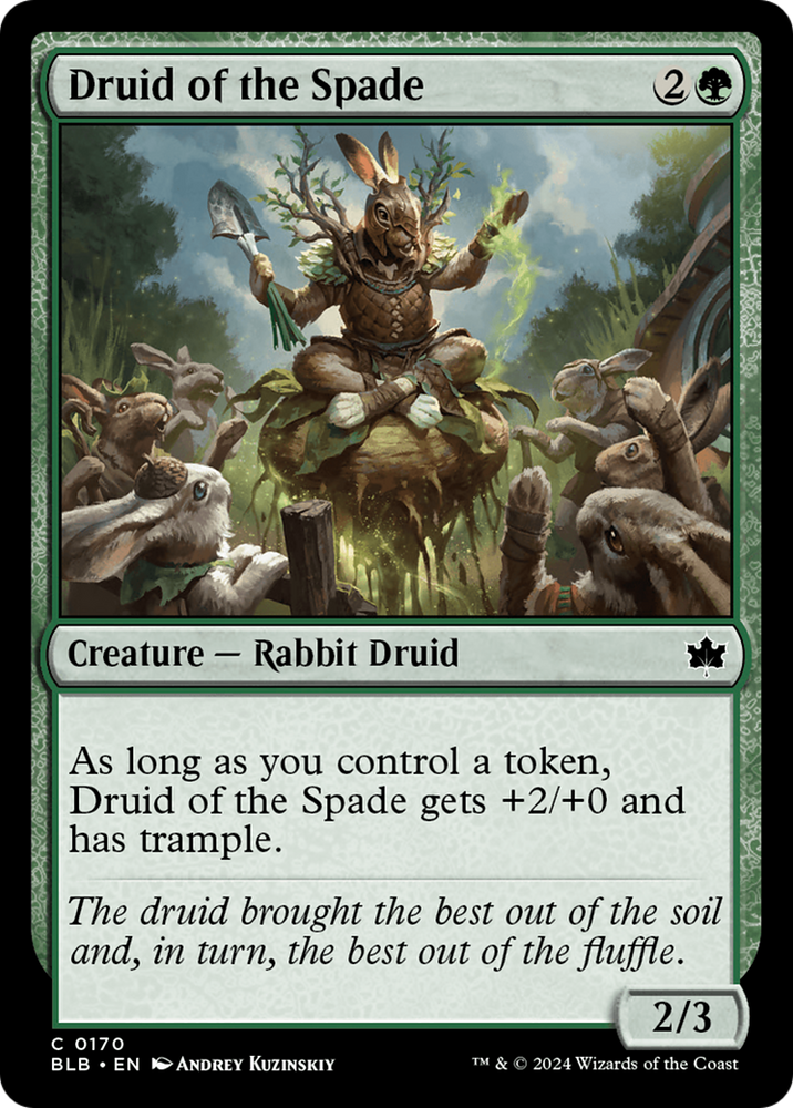 Magic | Druid of the Spade [Bloomburrow] | The Nerd Merchant