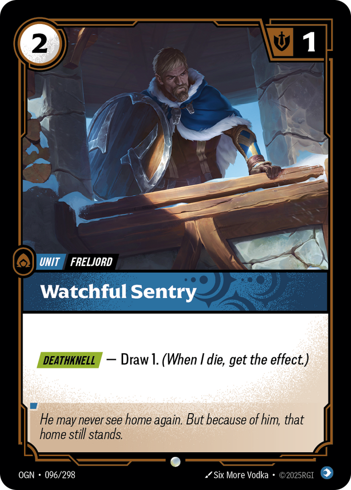 Watchful Sentry (Foil) - Origins #96