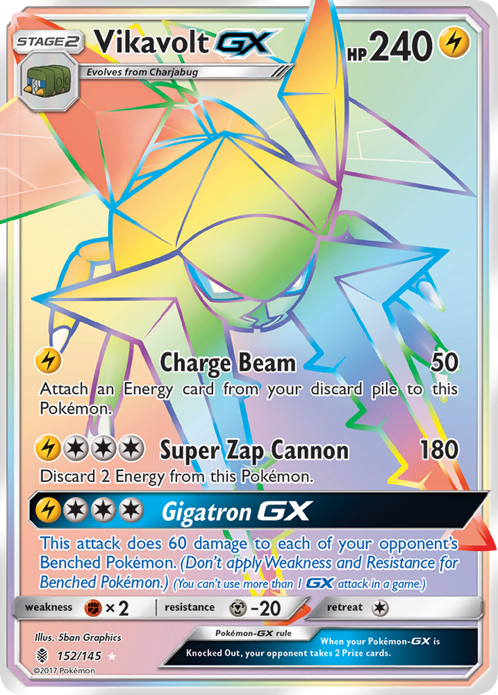 Pokemon | Vikavolt GX (152/145) [Sun & Moon: Guardians Rising] | The Nerd Merchant