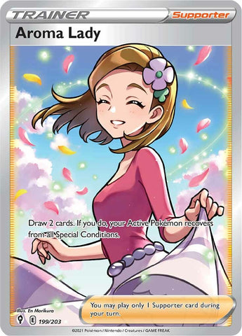Pokemon | Aroma Lady (199/203) [Sword & Shield: Evolving Skies] | The Nerd Merchant