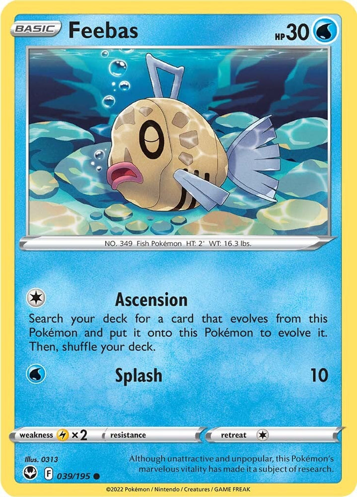 Pokemon | Feebas (039/195) [Sword & Shield: Silver Tempest] | The Nerd Merchant