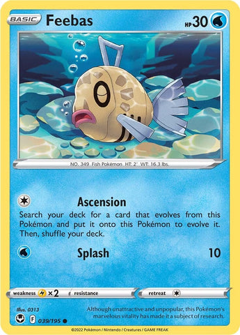 Pokemon | Feebas (039/195) [Sword & Shield: Silver Tempest] | The Nerd Merchant