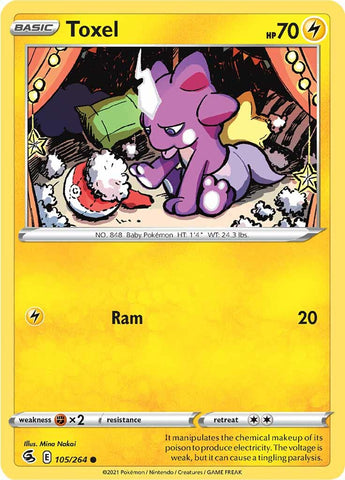 Pokemon | Toxel (105/264) [Sword & Shield: Fusion Strike] | The Nerd Merchant