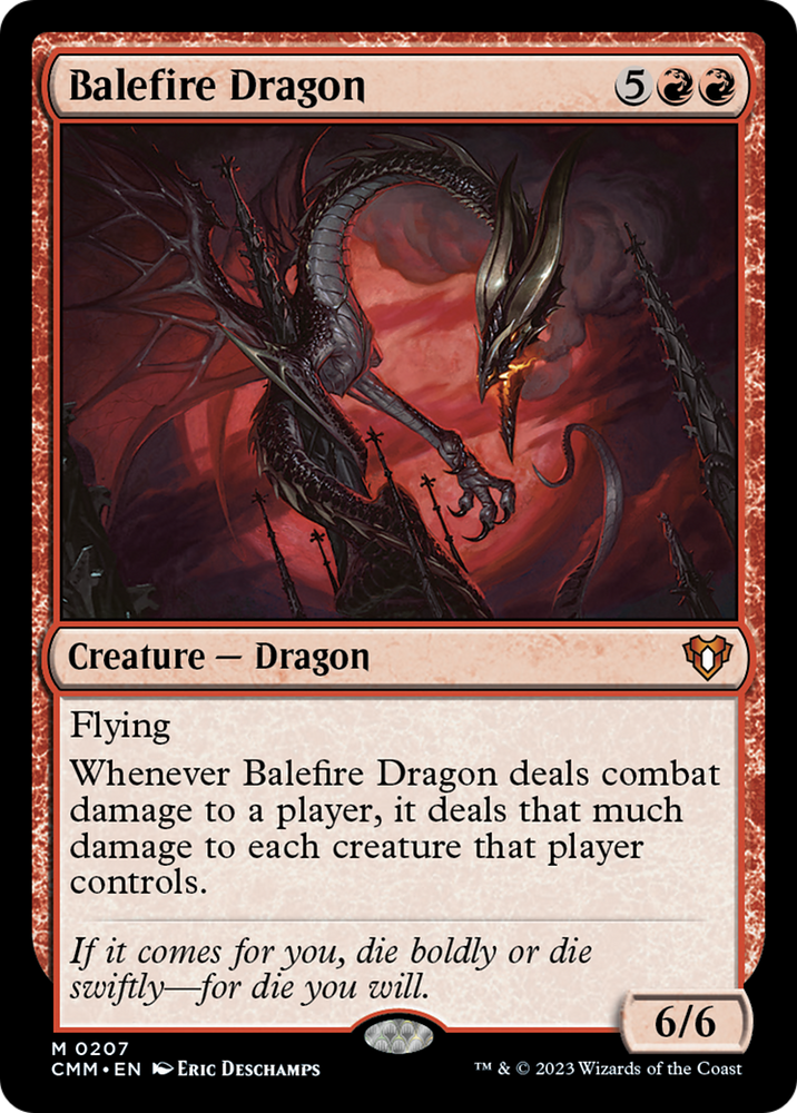Magic | Balefire Dragon [Commander Masters] | The Nerd Merchant