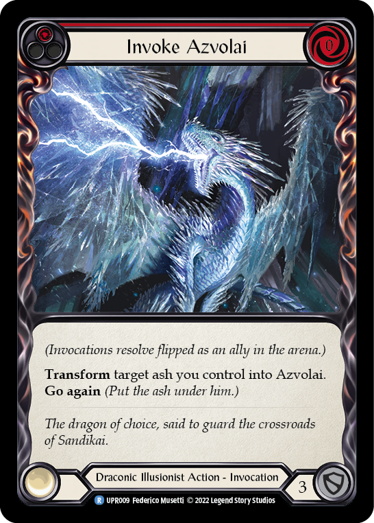 Flesh and Blood TCG | Invoke Azvolai // Azvolai [UPR009] (Uprising) | The Nerd Merchant