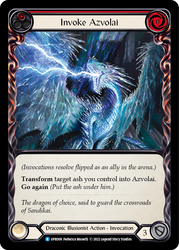 Flesh and Blood TCG | Invoke Azvolai // Azvolai [UPR009] (Uprising) | The Nerd Merchant