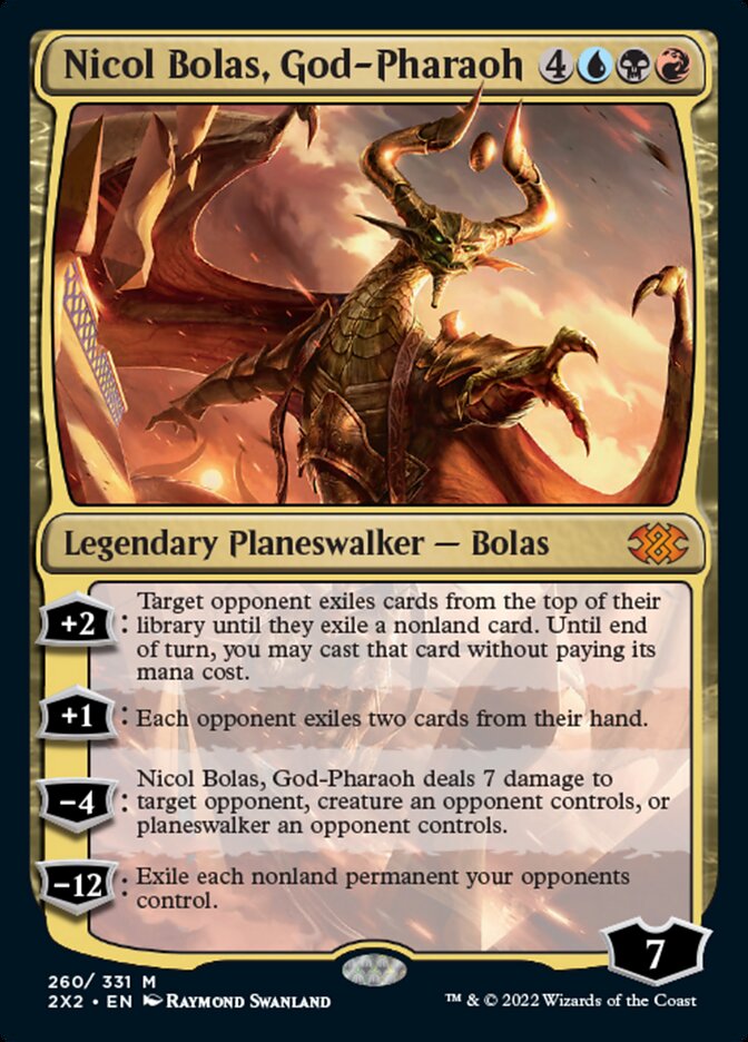 Magic | Nicol Bolas, God-Pharaoh [Double Masters 2022] | The Nerd Merchant