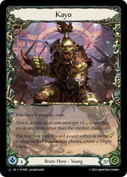 Flesh and Blood TCG | Kayo (Marvel) [HVY002] (Heavy Hitters)  Cold Foil | The Nerd Merchant