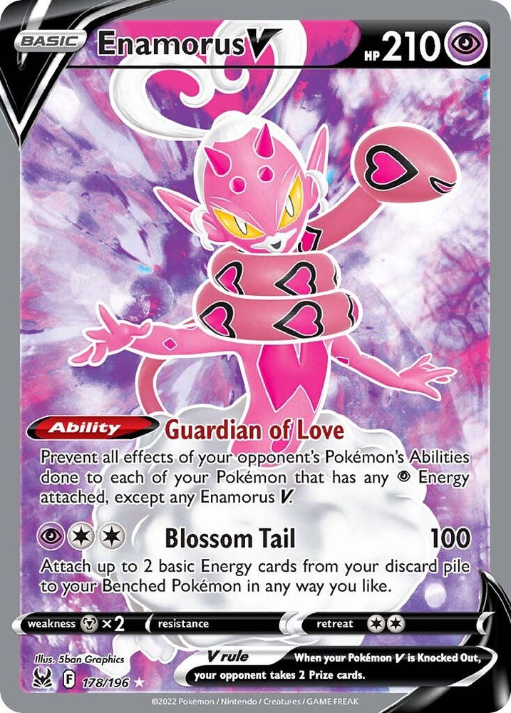 Pokemon | Enamorus V (178/196) [Sword & Shield: Lost Origin] | The Nerd Merchant