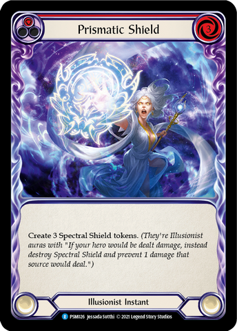 Flesh and Blood TCG | Prismatic Shield (Red) [PSM026] (Monarch Prism Blitz Deck) | The Nerd Merchant