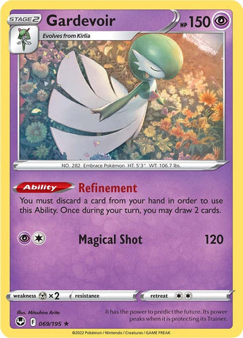 Pokemon | Gardevoir (069/195) [Sword & Shield: Silver Tempest] | The Nerd Merchant
