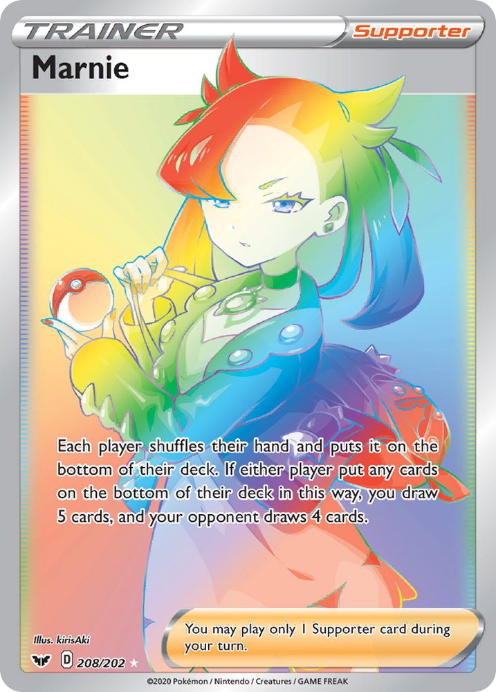 Pokemon | Marnie (208/202) [Sword & Shield: Base Set] | The Nerd Merchant