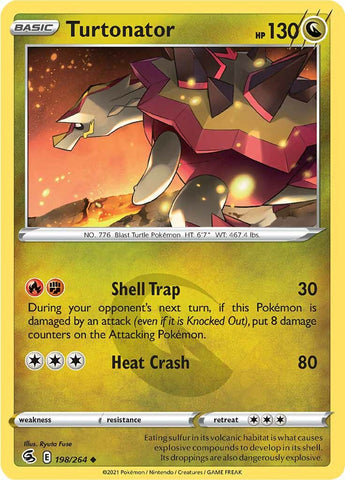 Pokemon | Turtonator (198/264) [Sword & Shield: Fusion Strike] | The Nerd Merchant