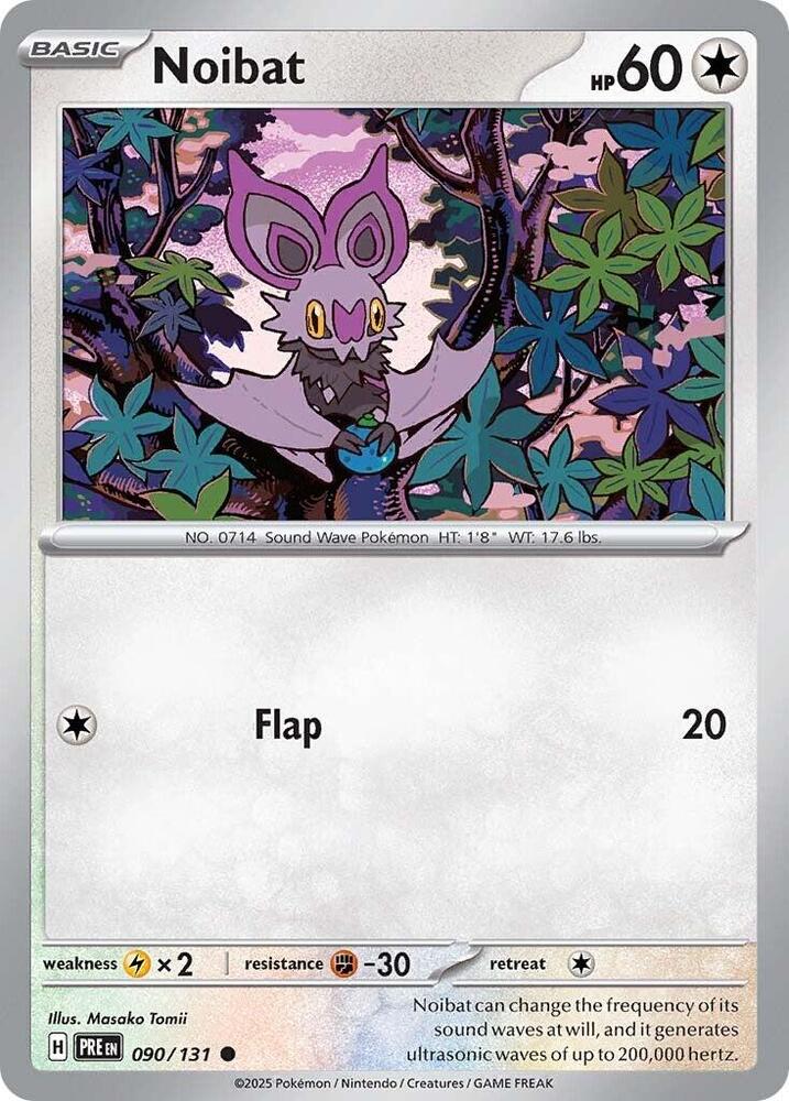 Pokemon | Noibat (090/131) [Scarlet & Violet: Prismatic Evolutions] | The Nerd Merchant