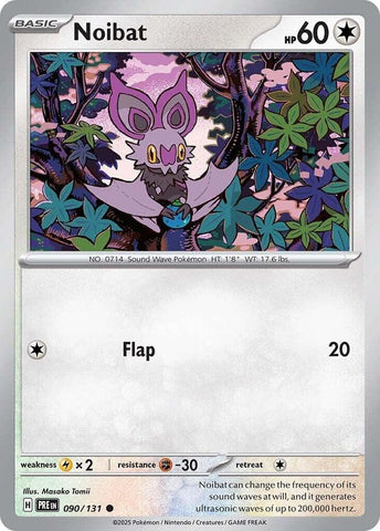 Pokemon | Noibat (090/131) [Scarlet & Violet: Prismatic Evolutions] | The Nerd Merchant