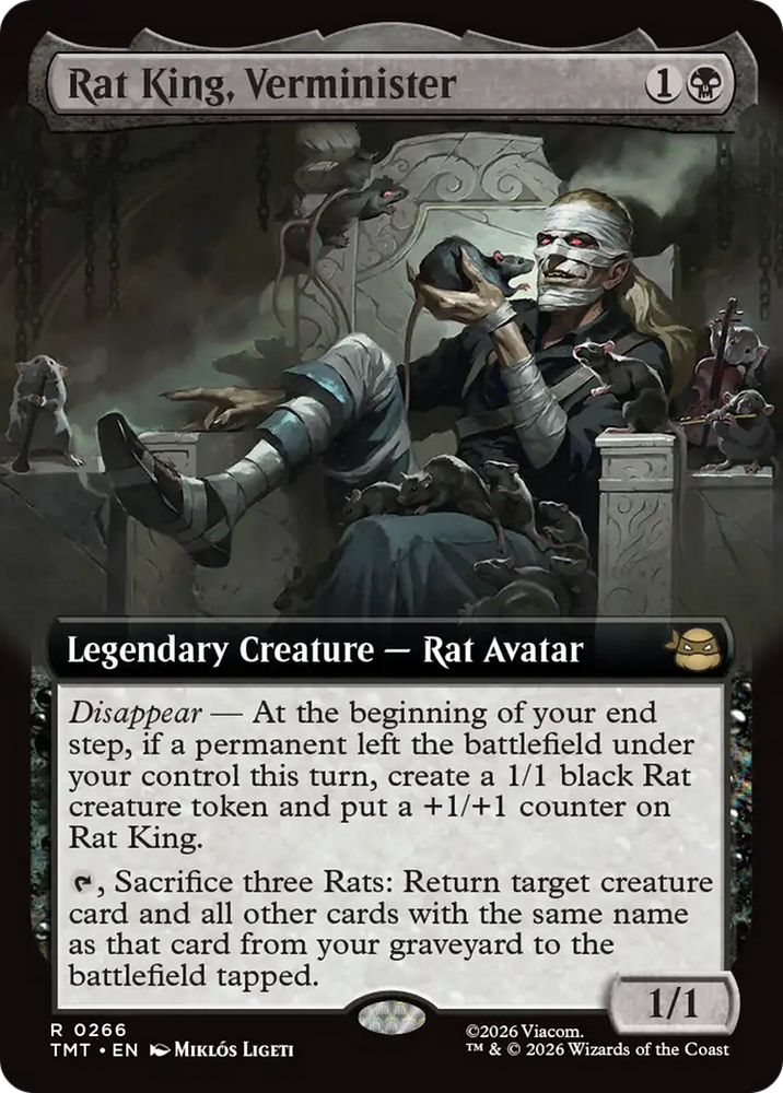 Magic | Rat King, Verminister (Extended Art) [Teenage Mutant Ninja Turtles] | The Nerd Merchant