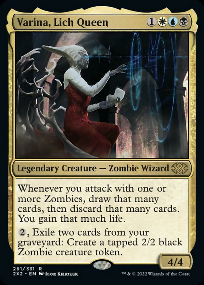 Magic | Varina, Lich Queen [Double Masters 2022] | The Nerd Merchant