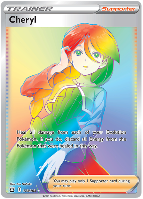 Pokemon | Cheryl (173/163) [Sword & Shield: Battle Styles] | The Nerd Merchant