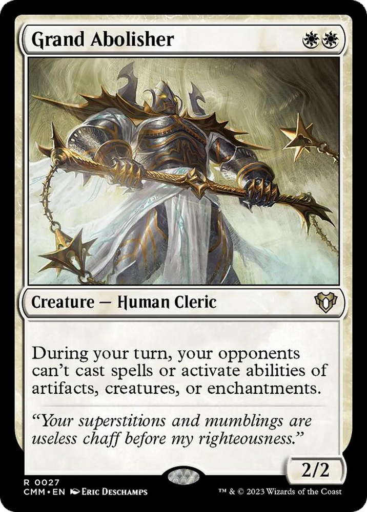 Magic | Grand Abolisher [Commander Masters] | The Nerd Merchant