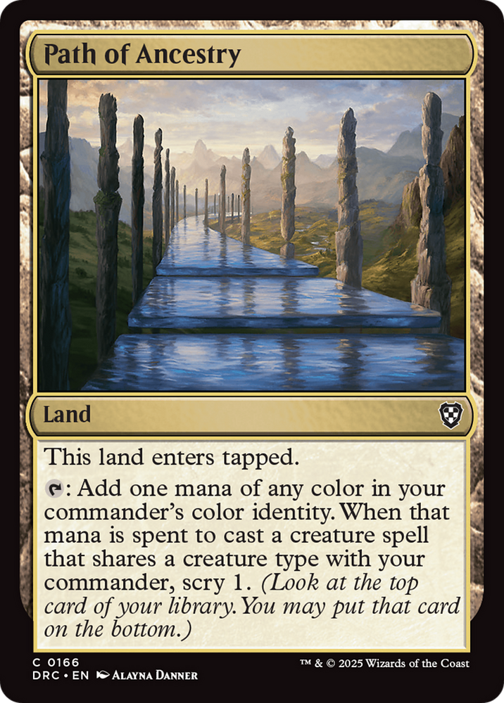 Magic | Path of Ancestry (0166) [Aetherdrift Commander] | The Nerd Merchant