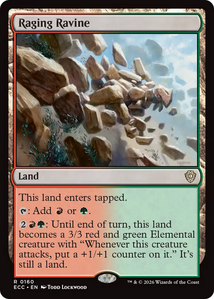 Magic | Raging Ravine [Lorwyn Eclipsed Commander] | The Nerd Merchant