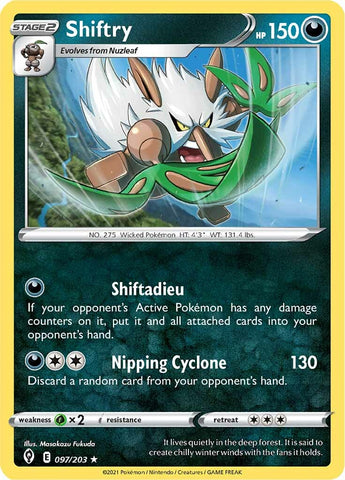 Pokemon | Shiftry (097/203) [Sword & Shield: Evolving Skies] | The Nerd Merchant