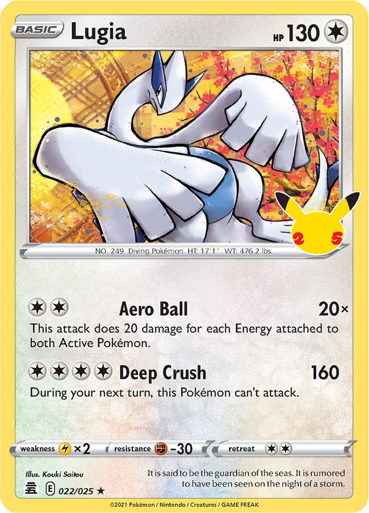 Pokemon | Lugia (022/025) [Celebrations: 25th Anniversary] | The Nerd Merchant