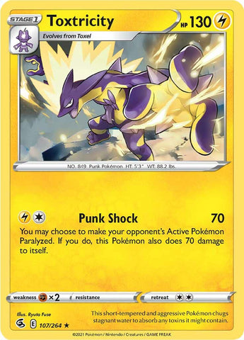 Pokemon | Toxtricity (107/264) [Sword & Shield: Fusion Strike] | The Nerd Merchant