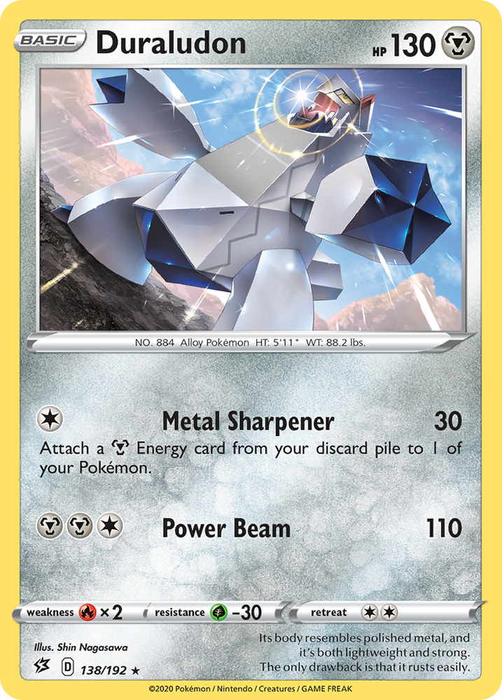 Pokemon | Duraludon (138/192) [Sword & Shield: Rebel Clash] | The Nerd Merchant