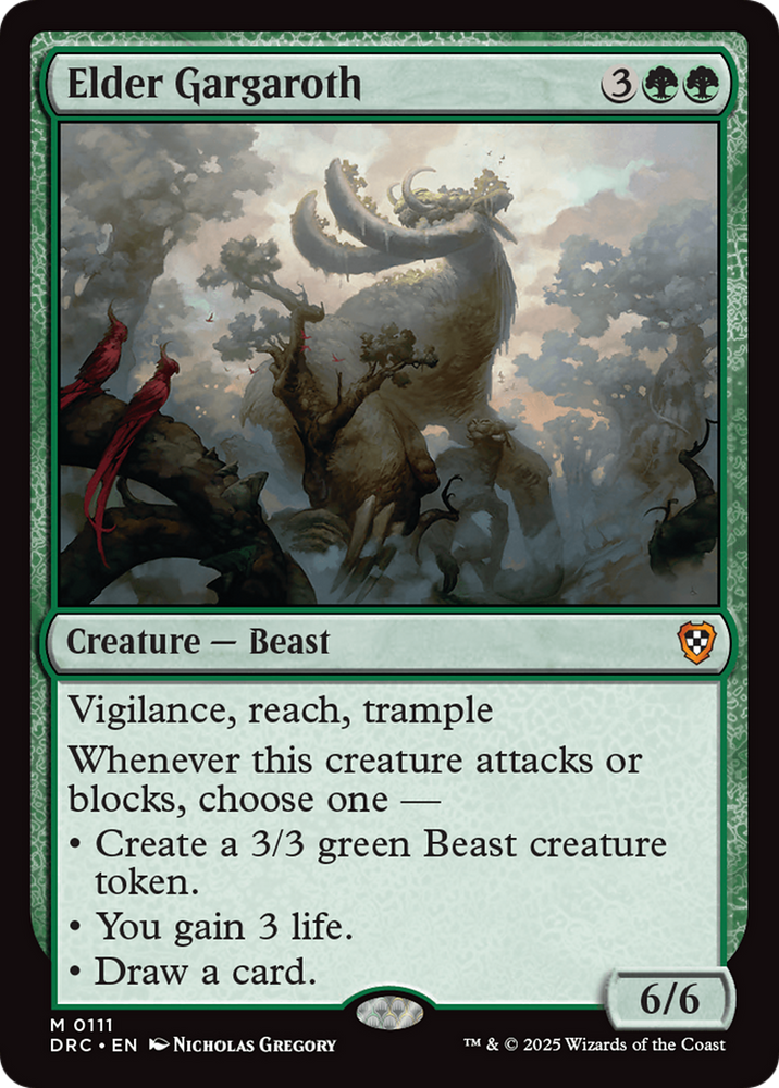 Magic | Elder Gargaroth [Aetherdrift Commander] | The Nerd Merchant