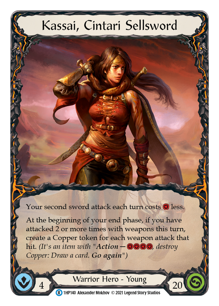 Flesh and Blood TCG | Kassai, Cintari Sellsword [1HP140] (History Pack 1) | The Nerd Merchant