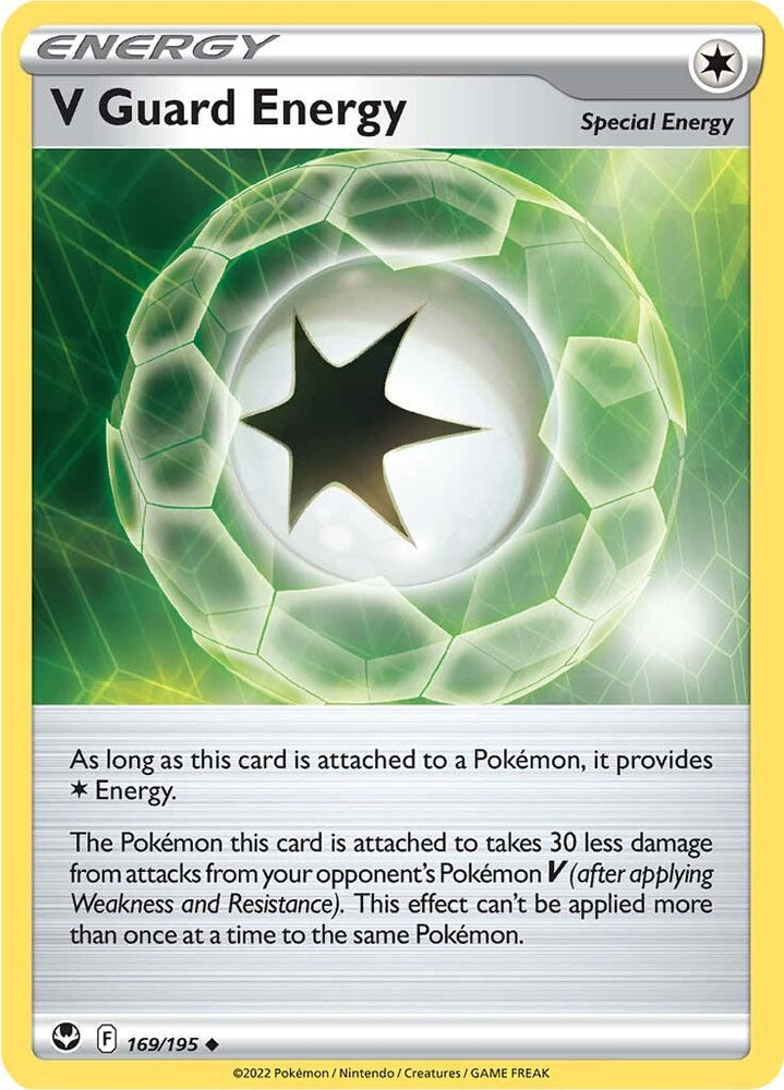 Pokemon | V Guard Energy (169/195) [Sword & Shield: Silver Tempest] | The Nerd Merchant