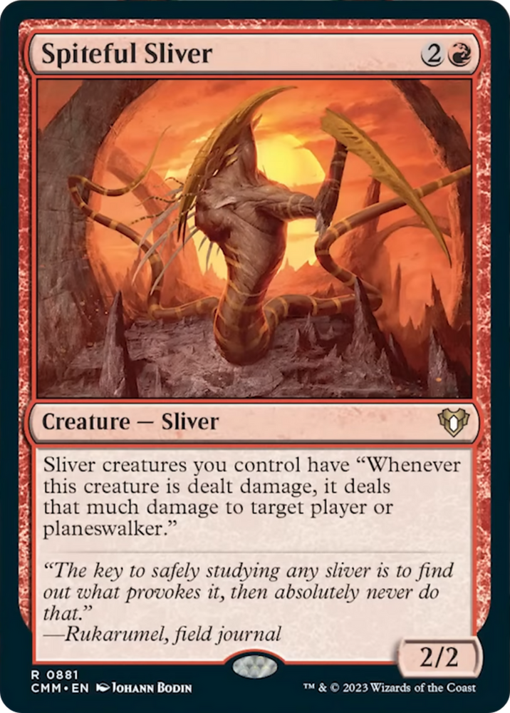 Magic | Spiteful Sliver [Commander Masters] | The Nerd Merchant