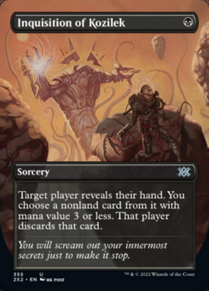 Magic | Inquisition of Kozilek (Borderless Alternate Art) [Double Masters 2022] | The Nerd Merchant