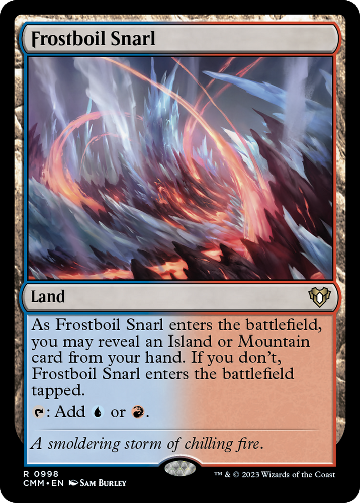 Magic | Frostboil Snarl [Commander Masters] | The Nerd Merchant